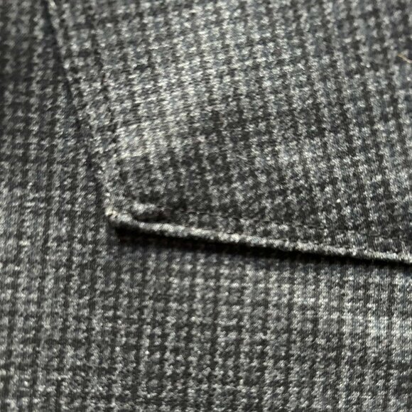 Karl Lagerfeld Paris Charcoal Micro-Check Slim Ankle Trousers – US 8 - Picture 5 of 6